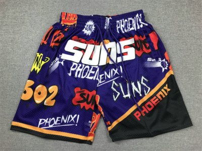 NBA Phoenix Suns Just don shorts graffiti